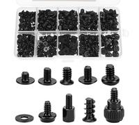 QWORK® 420 Piezas tornillos para ordenador, tornillos para PC, tornillos de montaje SSD, para cajas de PC, placas base