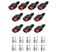 QWORK® 45A Conector de Batería de Desconexión Rápida, Conectores de Alimentación Modulares (10 Pares)