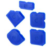 QWORK® 5 Piezas herramientas aplicadora para silicona, herramientas de sellado de silicona, escurridor de juntas, escurridor de silicona, para acrílico y silicona