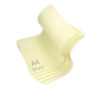 QWORK® 5 Piezas Piel Sintetica Tatuaje 3mm x 20x30cm, Piel de Práctica de Tatuaje, Doble Cara, Reutilizable y Flexible