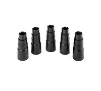 QWORK® 5 Pzs Adaptador Aspiradora Universal para Amoladora, Sierra de Calar, Sierra Circular, Lijadora Otorbital, 21-35 mm Diámetro Interior