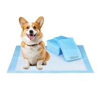 QWORK® 50 Piezas Almohadillas para Cachorros, 55 x 85cm Almohadillas de Entrenamiento para Mascotas, 6 Capas Alfombrillas para Orinar Altamente Absorbentes, para Cachorros, Mascotas Pequeñas