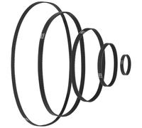 QWORK 5Pcs Correas dentadas cerradas GT2 de goma, 6mm de ancho, para impresora 3D 110mm 200mm 300mm 400mm 610mm