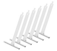 QWORK® 6 muelles de suspensión para persianas enrollables - 100 x 150 mm - Acero para muelles de alta calidad, recubierto de plástico, protección especial contra la corrosión