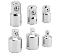 QWORK® 6 Piezas Adaptador de llave de vaso, para trinquete de destornillador de impacto, 1/4" a 1/2", 3/8" a 1/2", 1/4" a 3/8", 1/2" a 3/8", 1/2" a 1/4", 3/8" a 1/4"