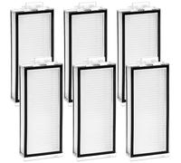 QWORK® 6 Piezas Filtro Hepa, Compatible Con Los Modelos Roborock Q5/Q7/Q8/T8, Lavable y Reutilizable