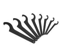 QWORK® 8 Piezas Llave de Gancho, Llave 22 mm-65 mm para Tuerca Redonda