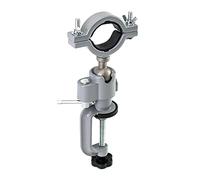 QWORK - Abrazadera de banco universal de 360° para taladro eléctrico, soporte de amoladora para hacer joyas, para taladro eléctrico de mesa para el hogar