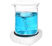 QWORK®Agitador magnético alimentado por USB, con velocidad ajustable de 2000 RPM, capacidad de 1000 ml, ideal para laboratorio y elaboración casera de cerveza