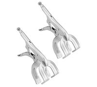 QWORK Alicates de bloqueo de 9 pulgadas, paquete de 2 abrazaderas de soldadura de metal, liberación rápida para una fácil extracción