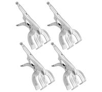 QWORK Alicates de bloqueo de 9 pulgadas, paquete de 4 abrazaderas de soldadura de metal, liberación de bloqueo rápido para una fácil extracción