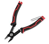 QWORK® Alicates Electricista 3 en 1 - Alicates de Corte Diagonal, Pelacables y Pinzas de Engaste - Precisión y Ergonomía