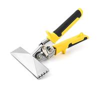 QWORK® Alicates para doblar hojas, Alicates de Costura de 15 cm con mango de agarre cómodo, herramienta de doblado manual de dobladora recta de metal multifuncional