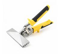 QWORK® Alicates para doblar hojas, Alicates de Costura de 15 cm con mango de agarre cómodo, herramienta de doblado manual de dobladora recta de metal multifuncional