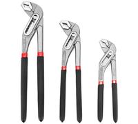 QWORK® Alicates pico loro 200/250/300 mm, Ancho de apertura ajustable