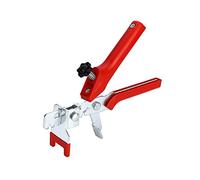 QWORK Alicates profesionales de nivelación de azulejos, varilla de mano de PVC de alta tensión para una instalación rápida de azulejos y prevención de labios, diseño ergonómico adecuado tanto para