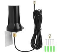 QWORK® Antena Exterior 5G 4G LTE Impermeable - Alta Ganancia de 12 dBi, Polarización Vertical - Conector Macho SMA con Cable de 3 m - para Enrutadores y Cámaras de Seguimiento