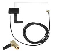 QWORK® Antena Radio Coche, Antena Digital Coche con 3 Metros Cable