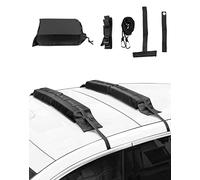 QWORK® Baca Coche Blandas, Baca Coche Universal con Correas de Sujeción para Kayak, Tabla de Surf, Canoa, Snowboard, Paddle Board