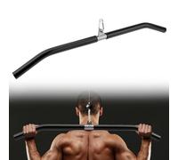 QWORK® Barra Poleas Gym De 85 CM, Barra Gimnasio per Lat Pulldown, para Entrenamiento De Fuerza En La Parte Superior del Cuerpo