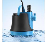 QWORK® Bomba de Agua Pequeña 35W, 2000L/H, Altura de Elevación 2,5M - Bomba Sumergible para Acuario, Estanque, Fuente de Jardin