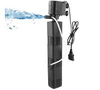 QWORK® Bomba de filtrado para acuario, 2000L/h 30w, filtro de esponja orgánica, elevación: 1,5m, bomba para estanque y accesorios para acuario