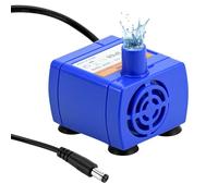 QWORK® Bomba de reemplazo Super Silenciosa para fuente de flores y gatos - Bomba de agua de 12V AC 2W 2,1L para fuente de bebida para gatos