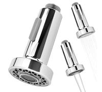 QWORK® Cabezal ducha de repuesto para grifo, G 1/2" cocina grifo extraíble cabezal ducha con 2 modos