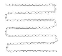 QWORK® Cadena de acero inoxidable 304 10m Φ3mm, cadena de acero, para colgar columpios, sillas colgantes, correas para perros, sacos de boxeo