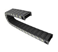 QWORK Cadena de Arrastre, para máquina Herramienta CNC de Impresora 3D, R55, 25mm x 77mm, Longitud 1 m.