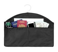 QWORK Caja fuerte para guardar dinero, objetos de valor y documentos, ideal para el hogar y viajes, gran capacidad de almacenamiento con apertura de cremallera de 17 pulgadas