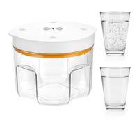 QWORK® Cámara de vacío de 95 kPa para resina epoxi - Eliminación de burbujas en aprox. 10 min (hasta 2000 ml) - Usar solo con la fuente de alimentación original