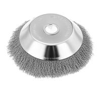 QWORK® Cepillo para Malas Hierbas, Cepillo de Alambre 200 x 25.4 MM, para Cortadora de Césped, Desbrozadora