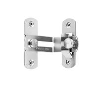 QWORK® Cerradura de puerta de ángulo recto , 90 grados Perno de la cerradura de la puerta , para Puertas Ventanas Muebles y Puertas de WC Cierre