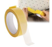 QWORK® Cinta adhesiva para alfombras, 30mmx20m cinta para alfombras doble cara, cinta para alfombras antideslizante