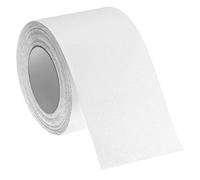 QWORK® Cinta Antideslizante Transparente 10cm × 10m para Escaleras, Resistente e Ideal para Seguridad en Escaleras y Superficies - Seguridad Interior y Exterior