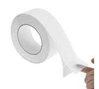 QWORK® Cinta Antideslizante Transparente 5cm × 10m para Escaleras, Resistente e Ideal para Seguridad en Escaleras y Superficies - Seguridad Interior y Exterior