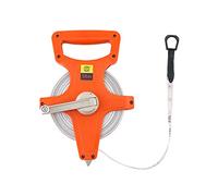 QWORK Cinta métrica de fibra de vidrio, 50M /165 FT, Ancho 12.5 mm