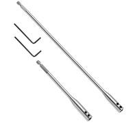 QWORK® Conjunto de extensión de taladro 150mm y 300mm - de acero al carbono - extensión con vástago hexagonal de 1/4" para taladros profundos, trabajos interiores