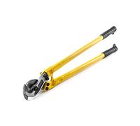 QWORK Cortador de cable de 61 cm, para cables de acero blandos y duros, cables de acero