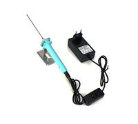 QWORK® Cortador de Espuma Eléctrico 10 cm, Cortador de Poliestireno con Hilo Caliente, 100-240 V, 15 W, con Soporte Metálico