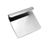 QWORK® cortador de masa, espátula para masa, raspador de cocina, utensilio de cocina, 14 X 12 cm, 304 acero inoxidable