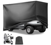 QWORK® Cubierta electromóviles 140 x 66 x 91 cm, 210D Oxford funda para sillas de ruedas impermeable