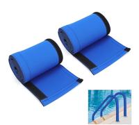 QWORK Cubierta para pasamanos de piscina, azul real, tela Oxford 1680D, 6 pies, antideslizante, antiquemaduras, cubierta de agarre cómodo con correas de aro y bucle para pasamanos estándar de 1.9