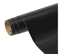 QWORK® Cuero Adhesivo Autoadhesivo 150 x 40 cm - Parche de Polipiel para Reparación y Decoración