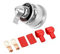 QWORK® Desconectador de Batería 12-48V, 300A, Cortacorrientes Bateria para Coche, Moto y Embarcaciones