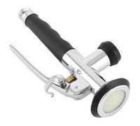 QWORK® Ducha de mano de latón con soporte de bloqueo y cabezal rociador para grifo de fregadero de cocina - conexión universal de 1/2"