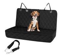 QWORK® Duradero Funda Coche Perros, Protector Coche Perros Asiento Trasero Impermeable, Funda Asiento Coche para Todos los Automóviles, Minivans y SUV