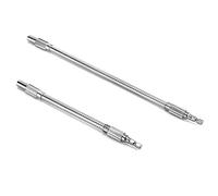 QWORK® Eje Flexible 200mm y 300mm, Broca de Extensión Flexible para Atornillador Destornillador Taladro Manual, 1/4" Vástago Hexagonal