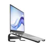 QWORK® Elevador ergonómico para computadora portátil Hecho de Aluminio, Compatible con computadoras portátiles de 10 a 18 Pulgadas